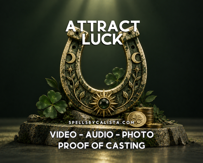 Attract Luck Spell personalized ritual casting by Calista