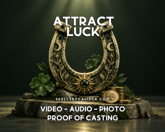 Attract Luck Spell personalized ritual casting by Calista