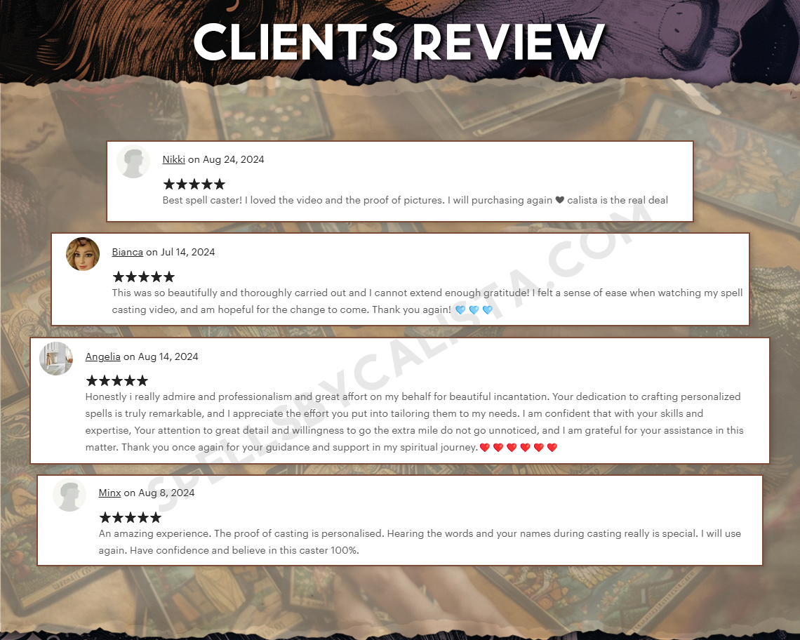 Client review example 1