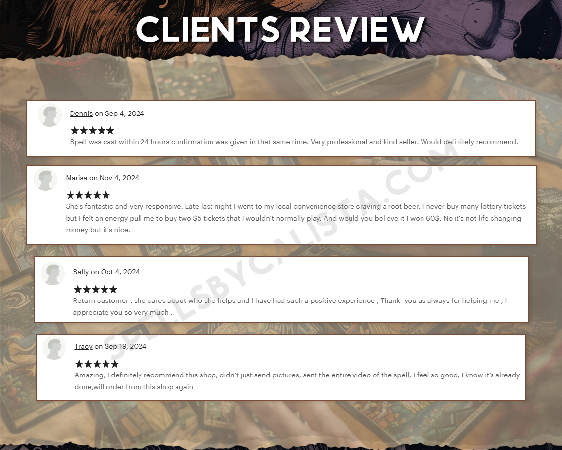 Client review example 3