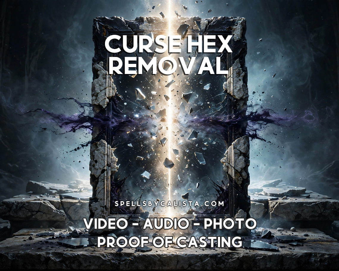 Curse & Hex Removal Spell personalized ritual casting by Calista