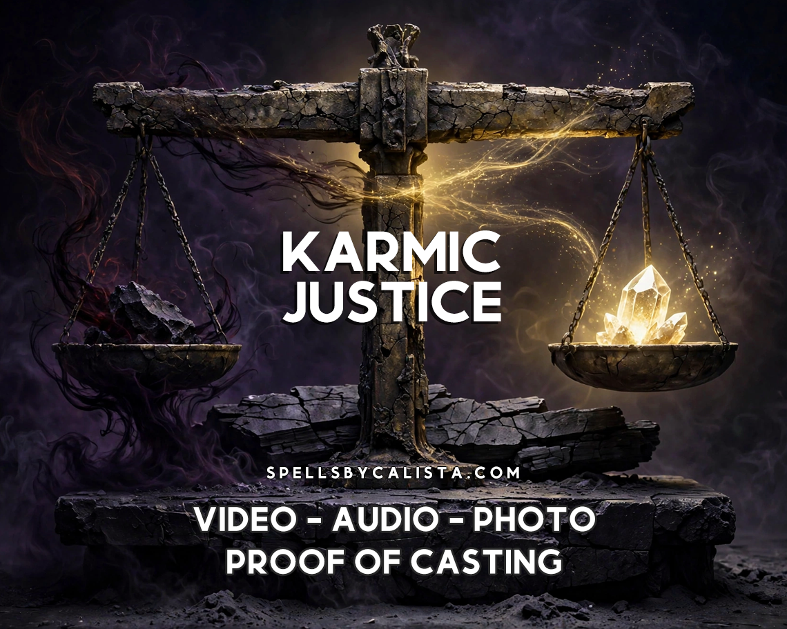 Karmic Justice Spell personalized ritual casting by Calista