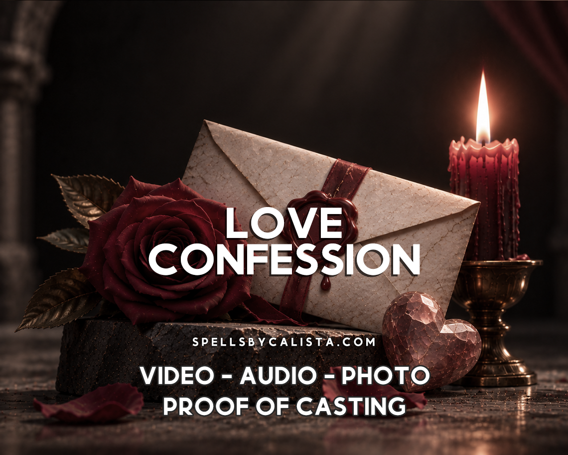 Love Confession Spell personalized ritual casting by Calista
