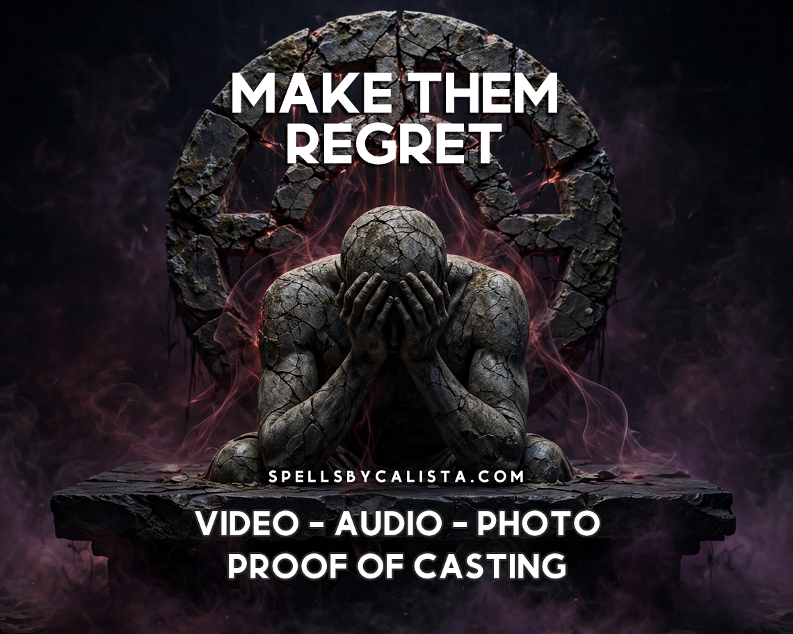 Make Them Regret Spell personalized ritual casting by Calista