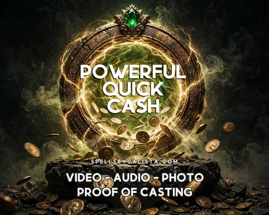 Powerful Quick Cash Spell personalized ritual casting by Calista