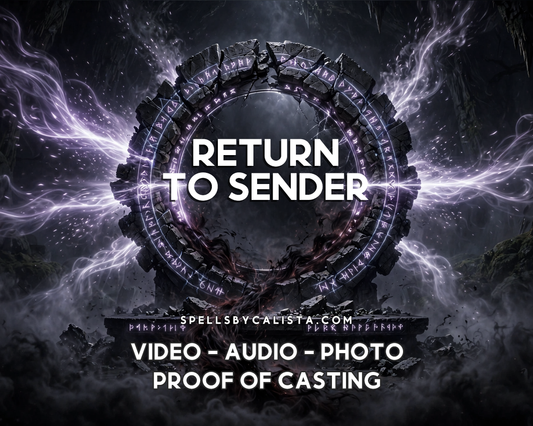Return to Sender Spell personalized ritual casting by Calista