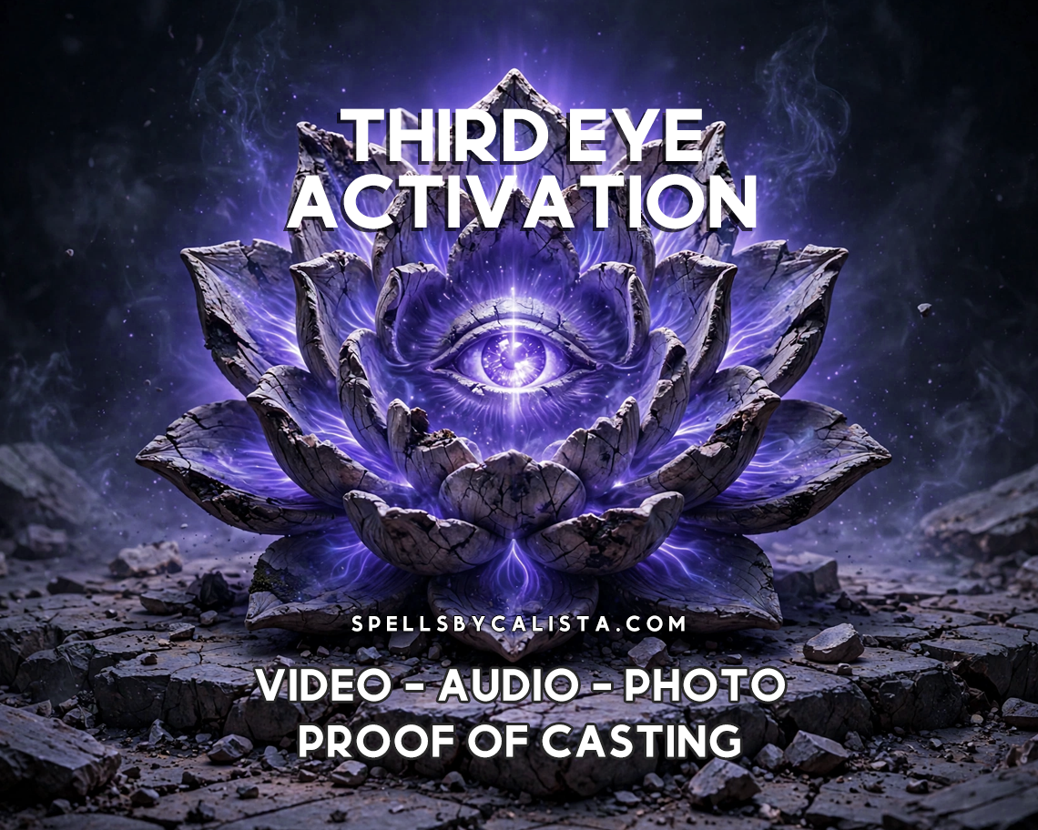 Third Eye Activation Spell personalized ritual casting by Calista