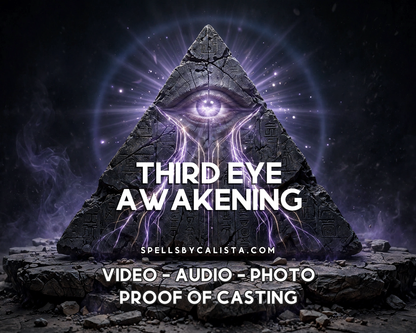Third Eye Awakening Spell personalized ritual casting by Calista